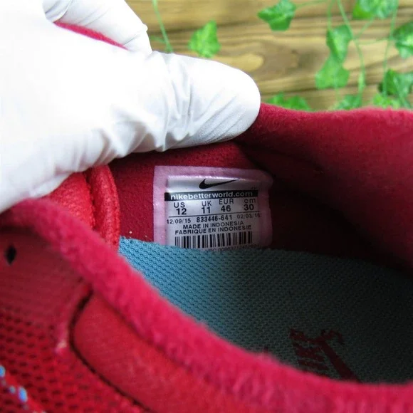 Nike Men's SB Eric Koston 1‎ Max Sneaker Red Synthetic Size 12 MediumUsed 2025